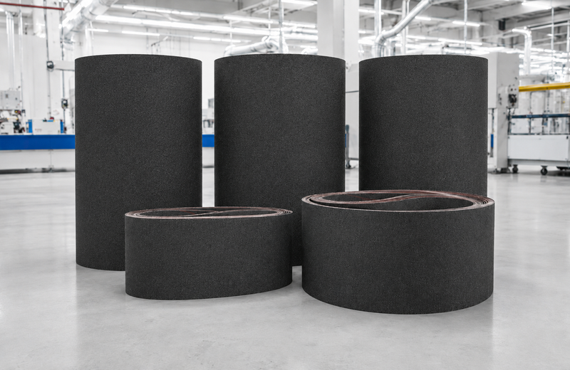 Purple waterproof sanding paper rolls for industrial sanding and surface finishing