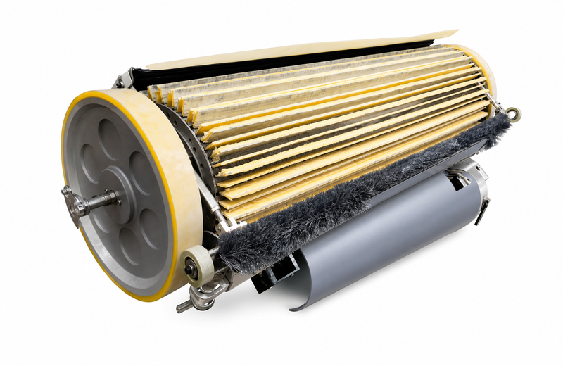 Diamond abrasive strips for wind turbine blade robotic grinding