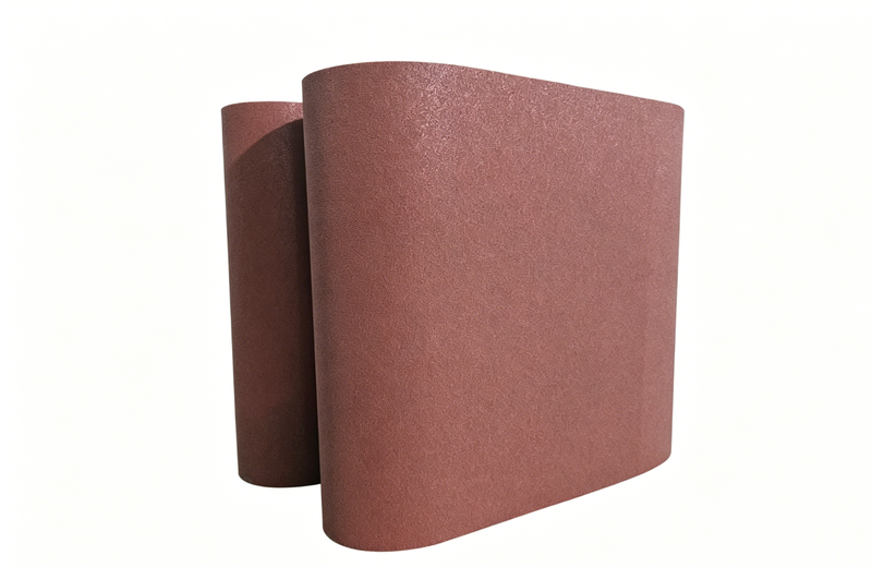 Structured abrasive belts for titanium alloy sheet sanding