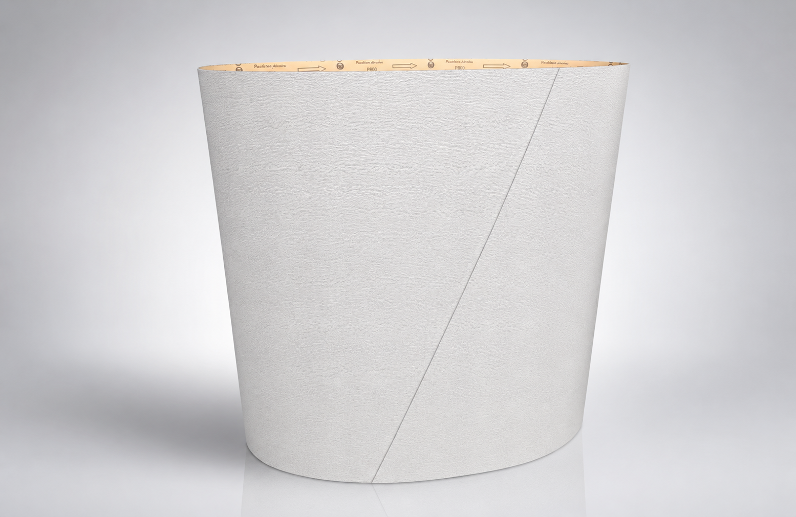 Paper abrasive belt for wood and panel sanding